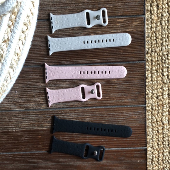 Set of 3 Apple Watch Leopard Print Bands - Picture 5 of 5